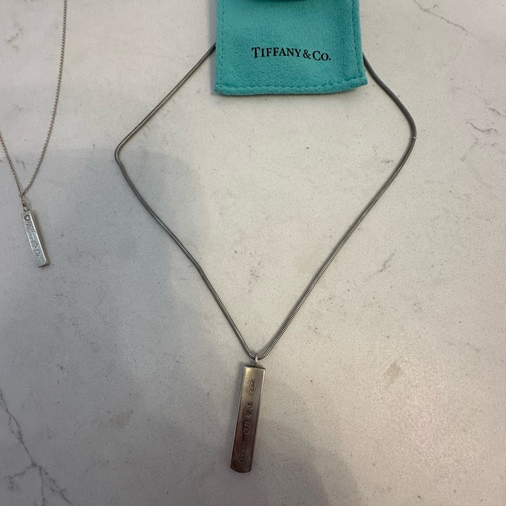 Tiffany bar necklace